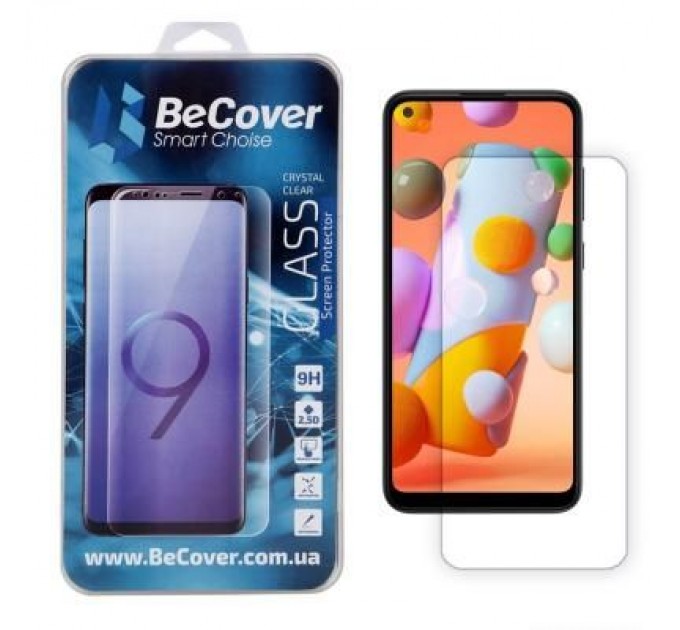 BeCover Скло захисне BeCover Samsung Galaxy A11 SM-A115 Crystal Clear Glass (704842)