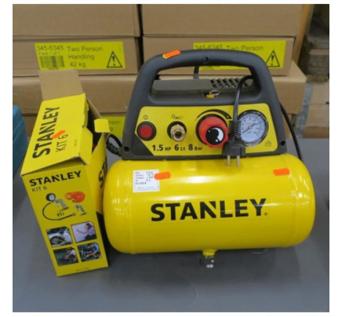 Stanley Компресор Stanley DN 200/8/6, 180 л/хв, 1.1 кВт, 10,0 кг (DN200/8/6)