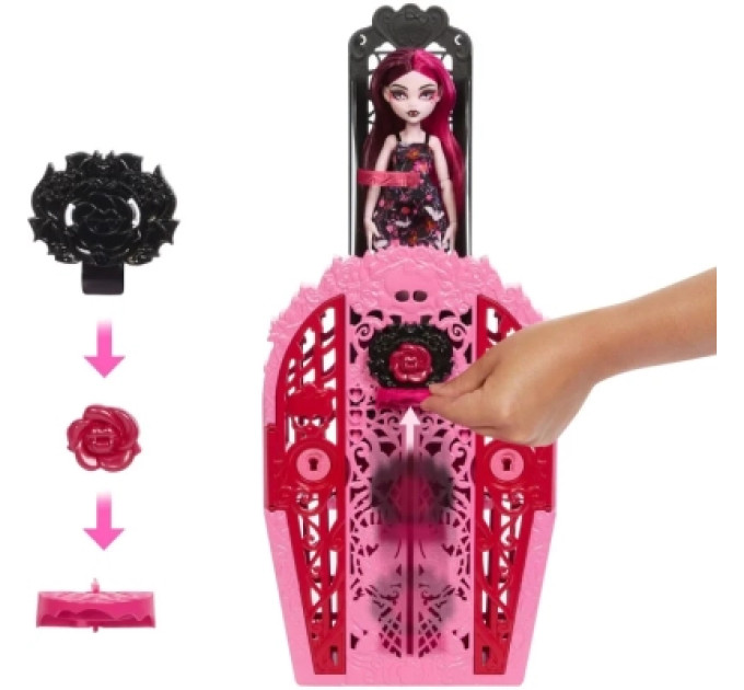 Monster High Лялька Monster High Набір-сюрприз Жахо-секрети Дракулори серії Цвіт та темрява (HYT72)