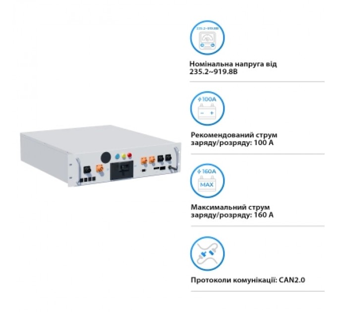 Deye BMS контроллер Deye BOS-A 1000V 160A (BOS-A-PDU-2 1000V/160A)