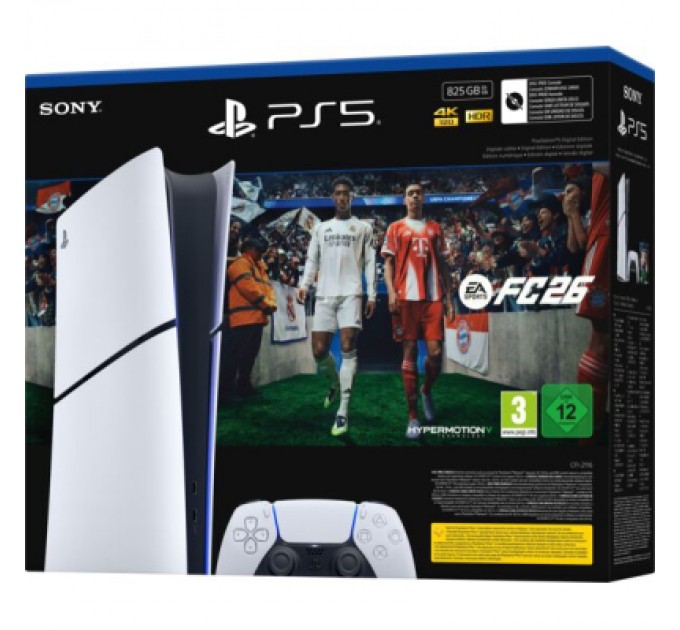 Sony Playstation Ігрова консоль Sony Playstation 5 Slim Digital 825GB (+EA SPORTS FC 26) (1000049864)