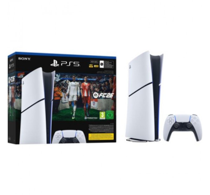Sony Playstation Ігрова консоль Sony Playstation 5 Slim Digital 825GB (+EA SPORTS FC 26) (1000049864)