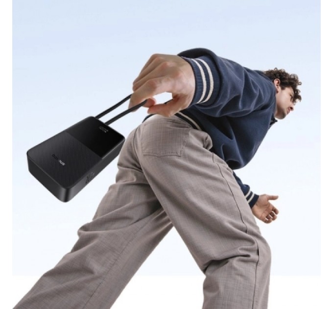 Baseus Батарея універсальна Baseus EnerFill FC51 Bipow2 Pro 20000mAh 22,5W build-in cable USB-C black (E0027701)