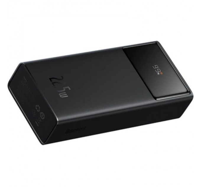 Baseus Батарея універсальна Baseus Star Lord Display 30000mAh 22.5W QC/3.0 PD/3.0 Black (PPXJ080101)