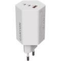 Canyon Зарядний пристрій Canyon HEXAGON 65 GaN 65W 2xPD 1xQC EU White (CND-CHAHEX65W)