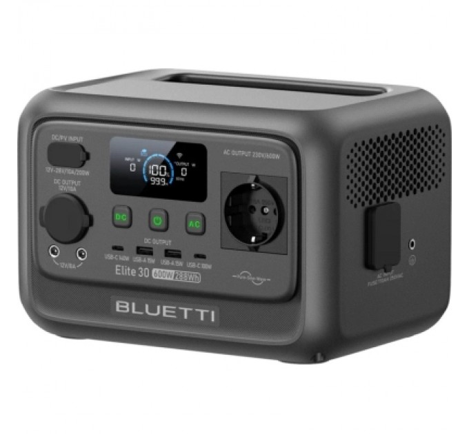 BLUETTI Зарядна станція BLUETTI Elite 30 V2, 600W, 288Wh (EL30V2)