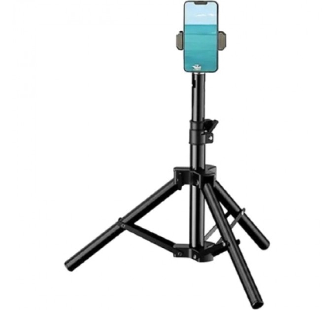 RTAKO Штатив RTAKO ZJ-ZB01 55CM Matte Finish Carbon Steel Tripod Black (6930539528246)