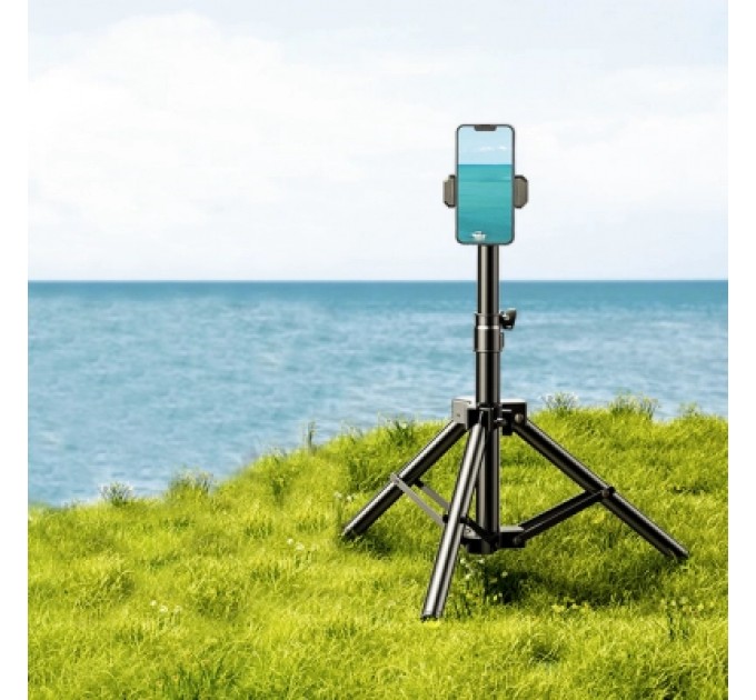 RTAKO Штатив RTAKO ZJ-ZB01 55CM Matte Finish Carbon Steel Tripod Black (6930539528246)