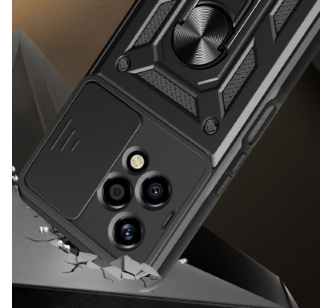 BeCover Чохол до мобільного телефона BeCover Military Honor 200 Lite Black (713044)
