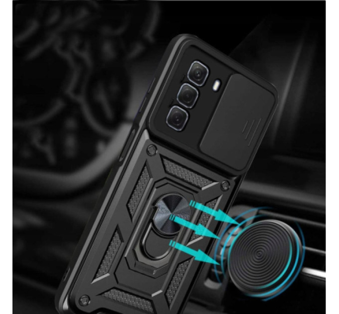 BeCover Чохол до мобільного телефона BeCover Military Infinix Hot 50 (X6720) Black (713046)
