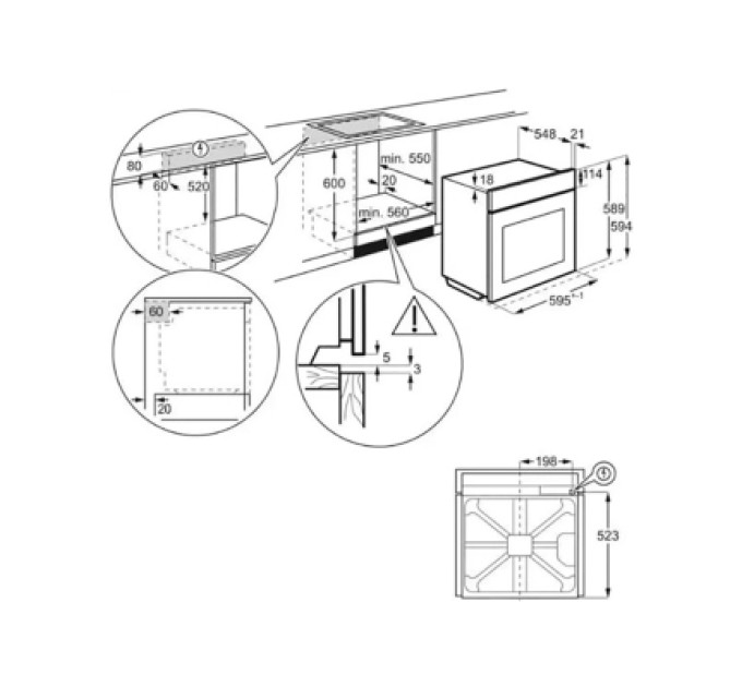 Electrolux Духова шафа Electrolux EOA5220FOV