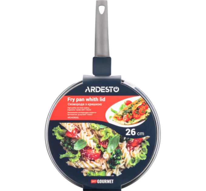 Ardesto Сковорода Ardesto Gemini Gourmet Apulia з кришкою 26 см (AR2426GGL)