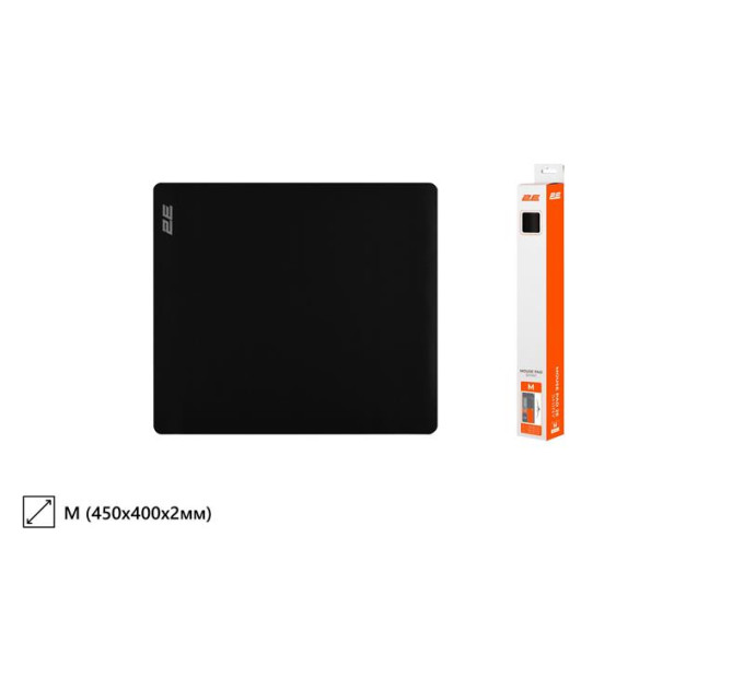 2E Ігрова поверхня 2E Shiny M Black (2E-PAD-M-SHINY-BLACK)