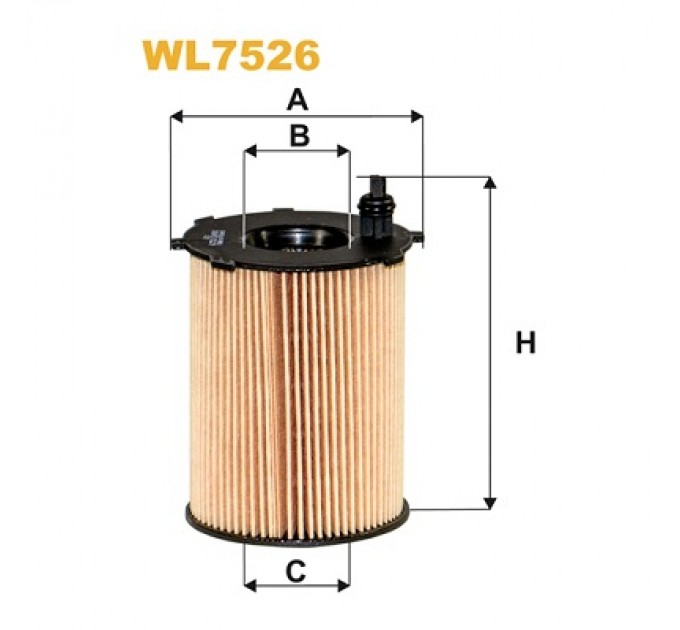 Wixfiltron Фільтр масляний Wixfiltron WL7526