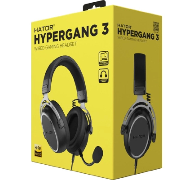 Hator Навушники Hator Hypergang 3 Hi-Res Black (ESH05)