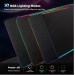 Choetech Килимок для миші з бездротовим зарядним пристроєм Choetech (T543-F) RGB Illuminated 15W Wireless Charging Mouse Pad