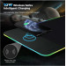 Choetech Килимок для миші з бездротовим зарядним пристроєм Choetech (T543-F) RGB Illuminated 15W Wireless Charging Mouse Pad