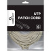 Cablexpert Патч-корд UTP Cablexpert (PP6U-CU-15M) Cat.6, литий, 50u" штекер із засувкою, 15 м, сірий