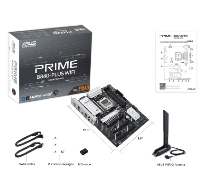 ASUS Материнська плата ASUS PRIME B840-PLUS WIFI