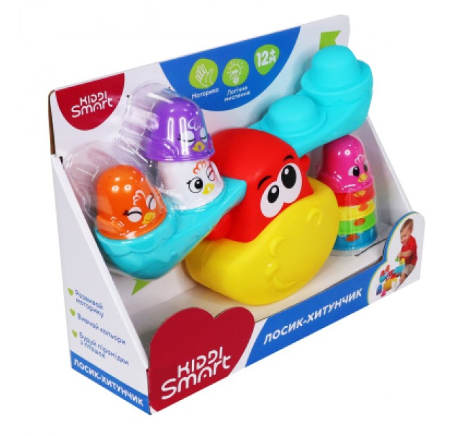 Kiddi Smart Розвиваюча іграшка Kiddi Smart балансир – Лосик-хитунчик (4553-KS)