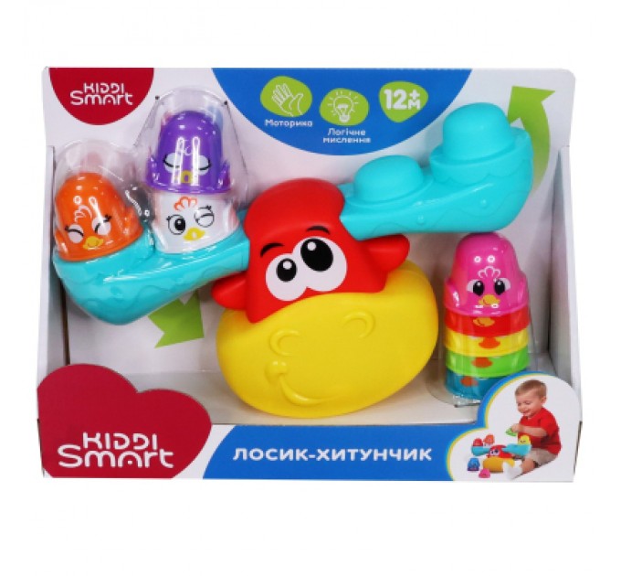 Kiddi Smart Розвиваюча іграшка Kiddi Smart балансир – Лосик-хитунчик (4553-KS)