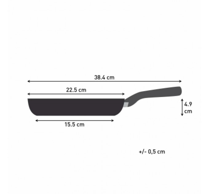 Tefal Сковорода Tefal So' Light 22см чорна (H0560342)