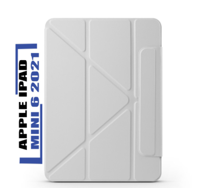BeCover Чохол до планшета BeCover Ultra Slim Origami Magnetic Apple iPad Mini 6 2021 Gray (712944)