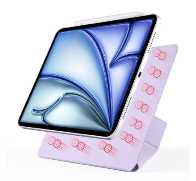 BeCover Чохол до планшета BeCover Ultra Slim Origami Magnetic Apple iPad Mini 7 2024 Purple (712951)