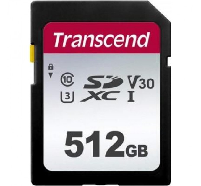 Transcend Карта пам'яті Transcend 512GB SDXC class 10 UHS-I (TS512GSDC300S)