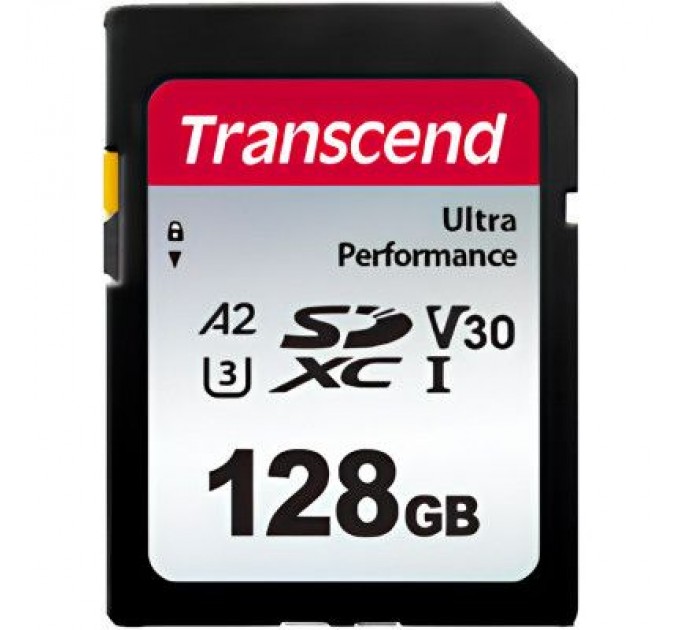 Transcend Карта пам'яті Transcend 128GB SD class 10 UHS-I U3 4K (TS128GSDC340S)
