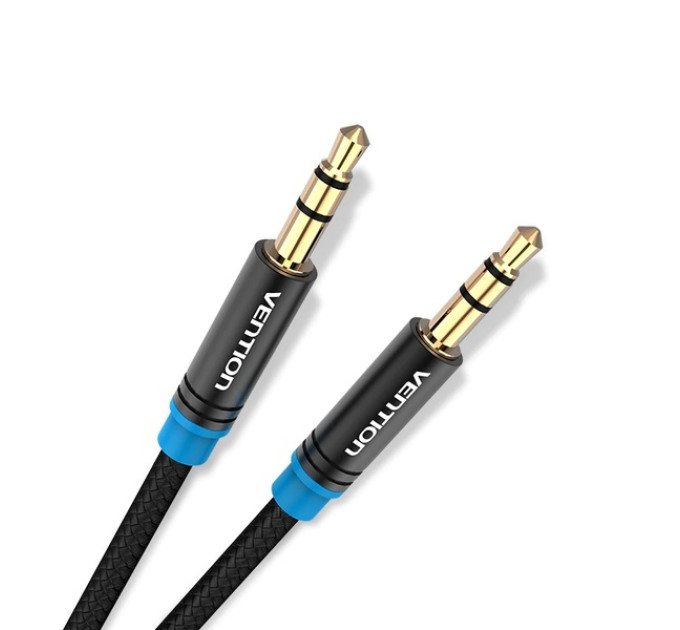 Vention Кабель Vention 3.5 мм - 3.5 мм (M/M), 1.5 м, Black (P350AC150-B-M)