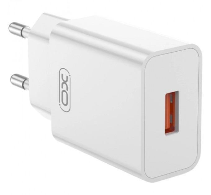 XO Зарядний пристрій XO USB-A QC18W White (L127.white)
