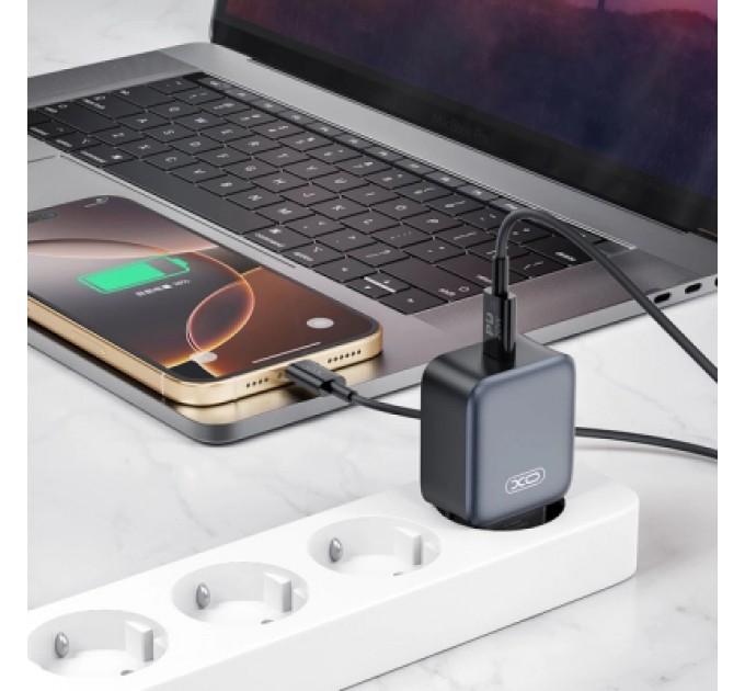 XO Зарядний пристрій XO USB-C PD20W Black (L153.black)