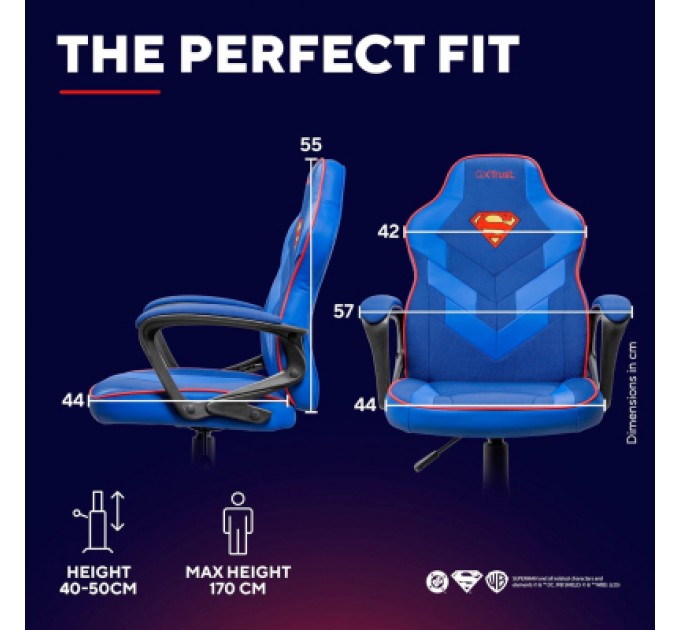 Trust Крісло ігрове Trust GXT 703SM Revvo Blue (25741)