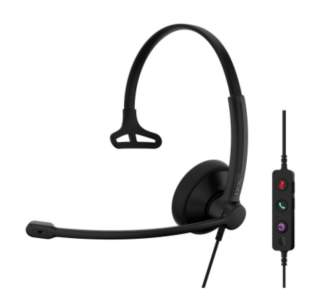 Epos Навушники Epos Impact 100 MS Mono USB-C+A Black (1001419)