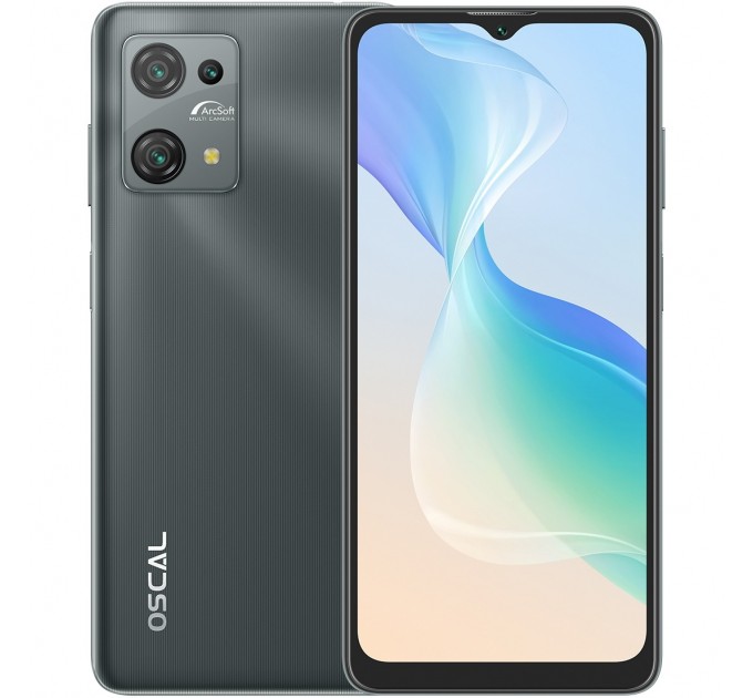 Oscal Смартфон Oscal C30 4/32GB Dual Sim Shadow Black