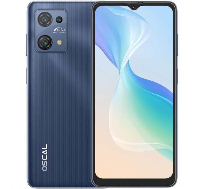 Oscal Смартфон Oscal C30 4/32GB Dual Sim Starry Night Blue