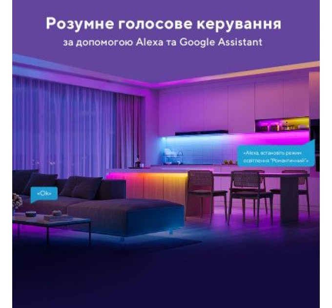 Govee Світлодіодна стрічка Govee RGBIC Basic Wi-Fi + Bluetooth LED Strip Light 5м Білий (H618A3D1)