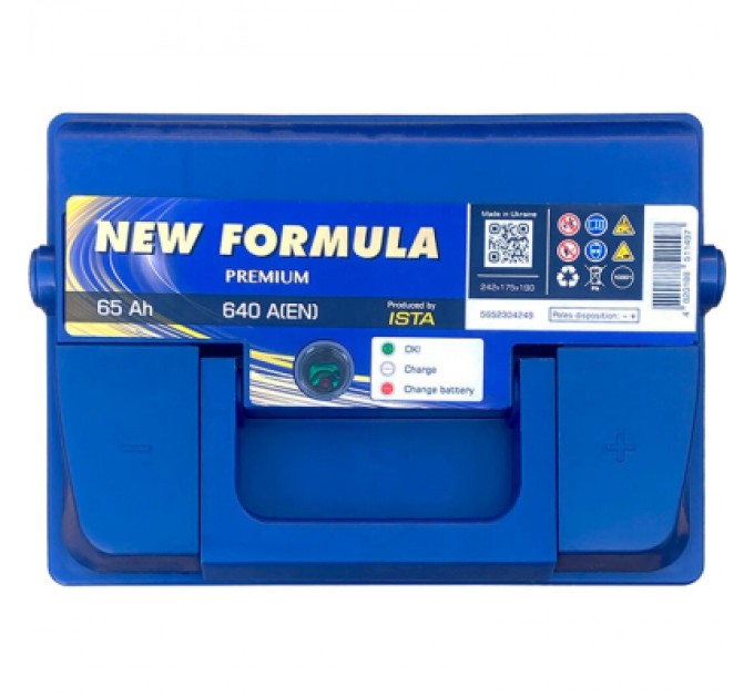 NEW FORMULA Акумулятор автомобільний NEW FORMULA PREMIUM 65Ah Ев (-/+) (640EN) (5652304249)