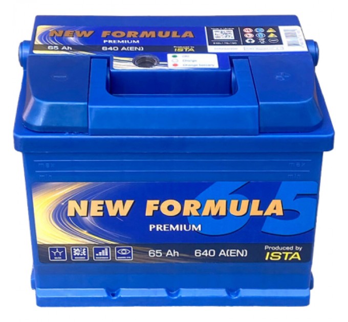 NEW FORMULA Акумулятор автомобільний NEW FORMULA PREMIUM 65Ah Ев (-/+) (640EN) (5652304249)