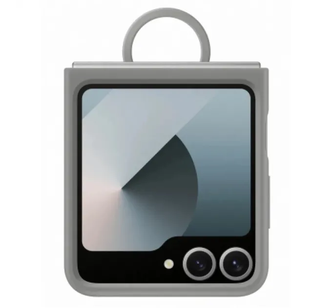 Samsung Чохол до мобільного телефона Samsung Silicone Cover with Ring Samsung Galaxy Flip 6 Gray (EF-PF741TJEGUA)