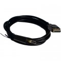 Patron Кабель мультимедійний DisplayPort M to HDMI M 1.8m 4K60Hz black Patron (PN-DP-HDMI-18)