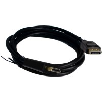 Кабель мультимедійний DisplayPort M to HDMI M 1.8m 4K60Hz black Patron (PN-DP-HDMI-18)