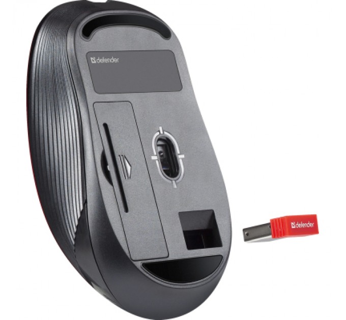 Defender Мишка Defender Gassa MM-105 Wireless Red (52103)