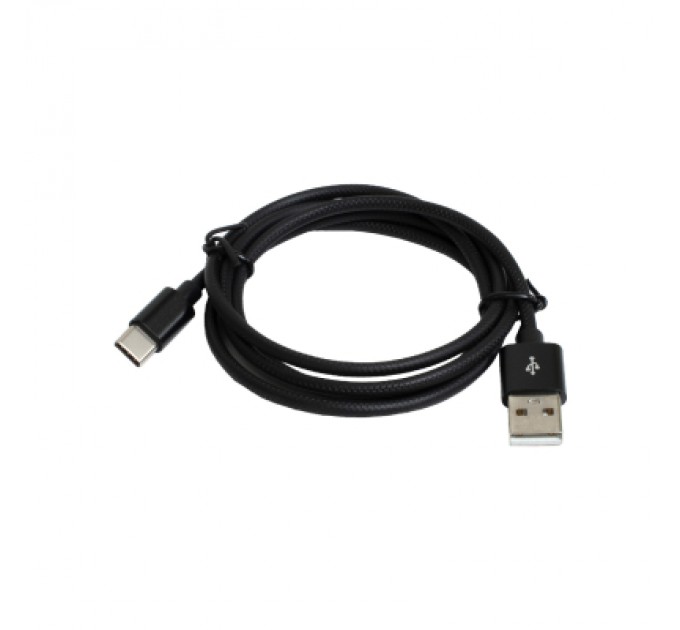Patron Дата кабель USB 2.0 AM to USB-C 1.0m 2.4A black Patron (CAB-PN-USB-TYPEC-1-B)