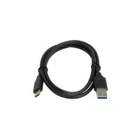 Дата кабель USB 3.0 AM to USB-C 1.0m black Patron (CAB-PN-USB3-TYPEC-1M)