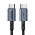 Choetech Дата кабель USB-C to USB-C 2.0m PD60W black Choetech (6932112105035)