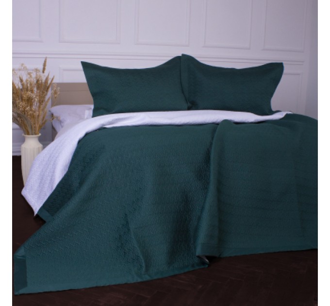 MirSon Покривало MirSon набір Imperial Green Line покривало 150х210 см + наволочки 50х70 см х 2 шт (2200007177950)