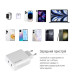ColorWay Мережевий зарядний пристрій ColorWay GaN Mini 50W PD Port PPS USB (Type-C PD 30W + Type-C PD 20W) White (CW-CHS050PD-WT)