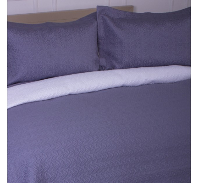 MirSon Покривало MirSon набір Imperial Grey Line покривало 240х260 см + наволочки 50х70 см х 2 шт (2200007178087)